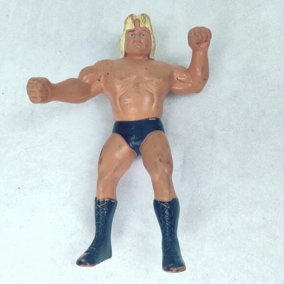 Vintage 1985 Titan LJN WWF Greg The Hammer Valentine Rubber Figure Wrestler - Picture 1 of 3